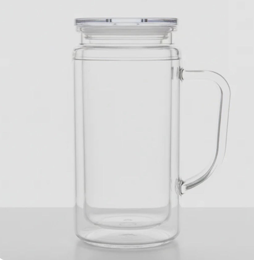 14. LIVE 16oz Acrylic SnowGlobe Tumbler with Handle