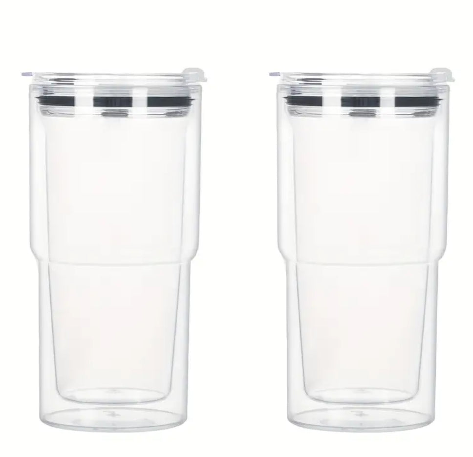 10. LIVE 18oz Acrylic SnowGlobe Thermal Cup