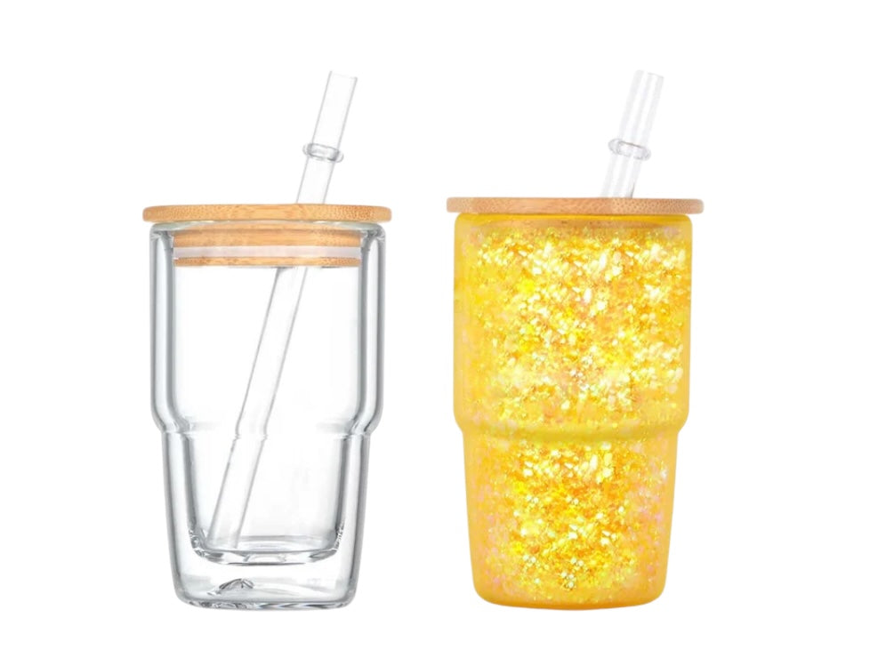6. Live- 4oz. Snowglobe Shot Glass